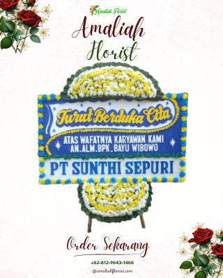 Papan Bunga Duka di Sukasirna