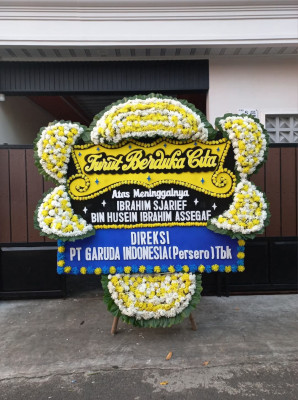 Papan Bunga Duka di Sukasirna